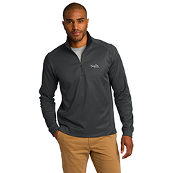 MENS VERTICAL TEXTURE 1/4 ZIP PULLOVER